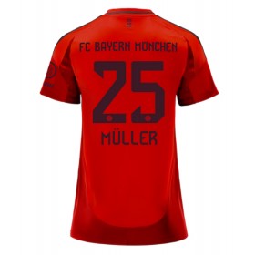 Bayern Munich Thomas Muller #25 Hemmakläder Dam 2024-25 Kortärmad